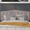 Flash Furniture Cambridge Headboard, Queen, Gray Fabric HG-HB1708-Q-LG-GG - alternate 3